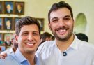 Ao lado de João Campos, Flávio Gadelha Filho oficializa candidatura a deputado estadual pelo MDB