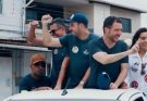 Flávio Gadelha Filho reúne centenas de apoiadores em carreata por Abreu e Lima