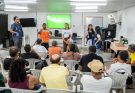 Técnicos do Estado e da Prefeitura se reúnem com moradores da Mirueira para explicar obras de contenção de encostas